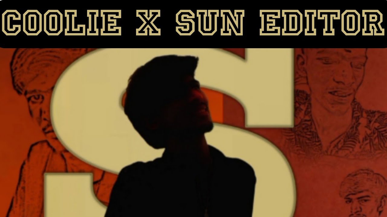 Coolie movie superstar title card making SUN  EDITOR  TEXT 