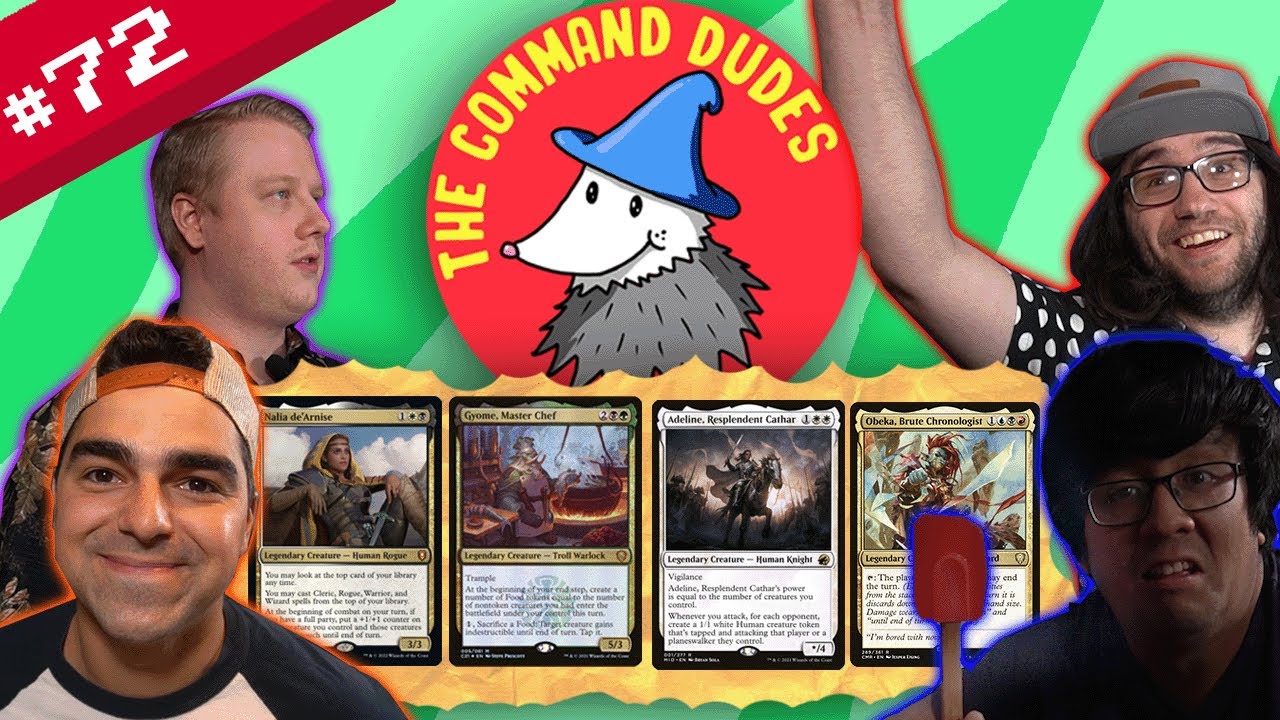 Nalia vs Gyome vs Adeline vs Obeka | The Command Dudes #72 | Magic: the Gathering edh gameplay
