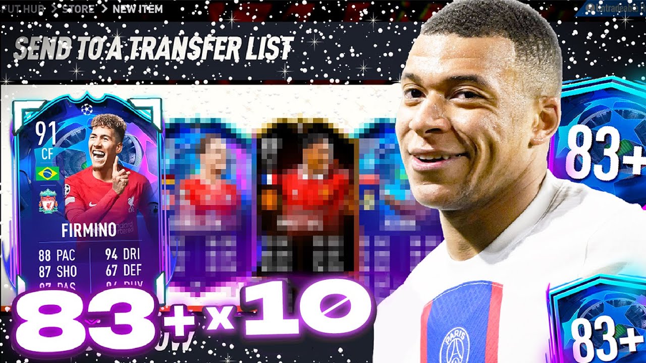 RTTF 83+ x10 Packs! OMG I Packed Mbappe Again?!