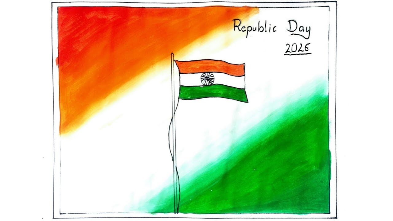 Republic day drawing 🇮🇳 | 26 January drawing | drawing for beginners 