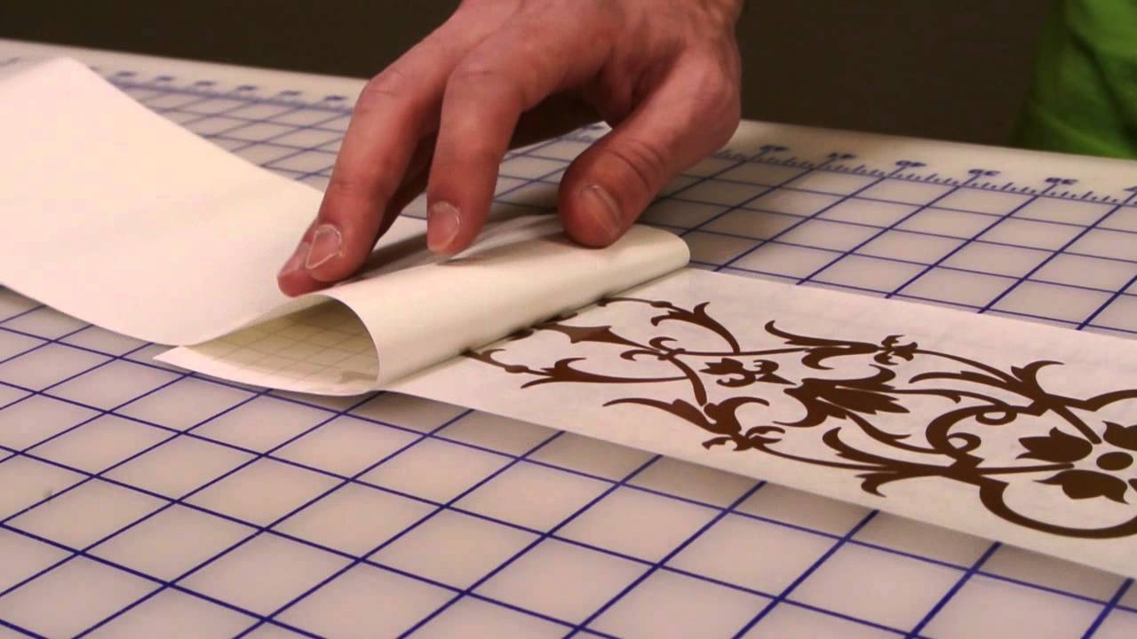 How to Apply your Wall Decals - Removing Backing Paper