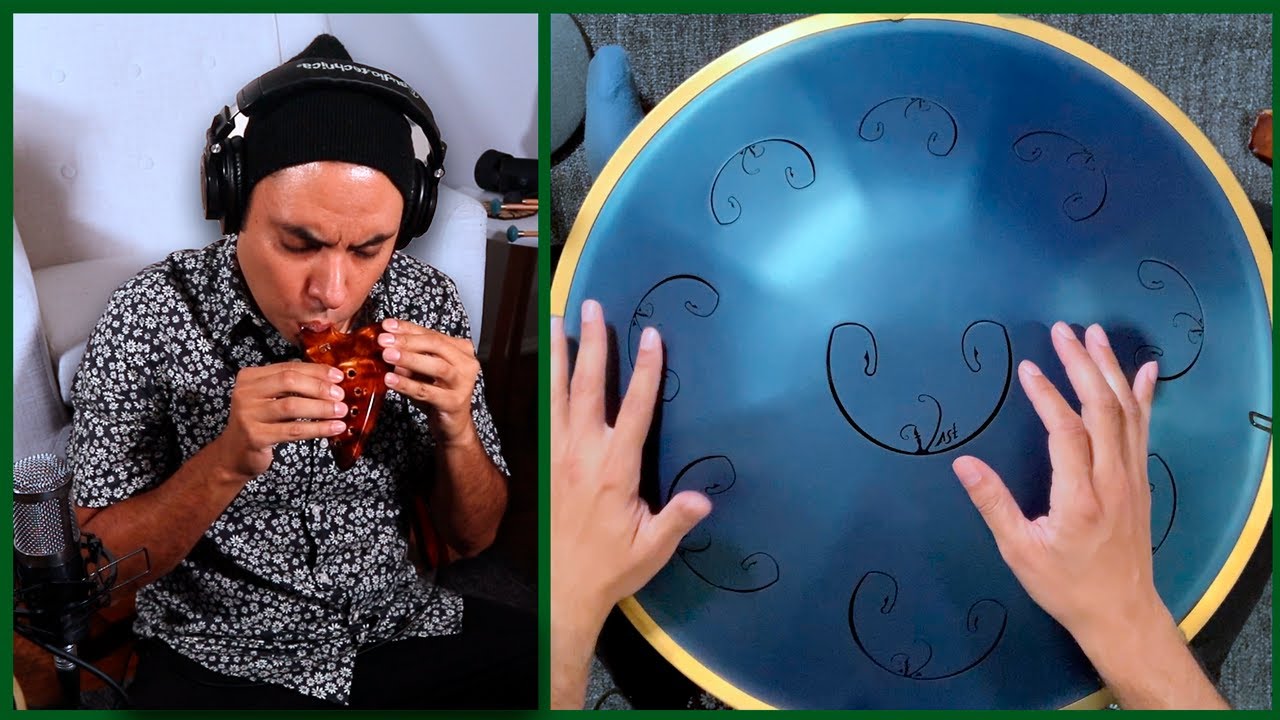 Lost Woods Theme - Relaxing Ocarina & Tongue Drum Cover || David Erick Ramos