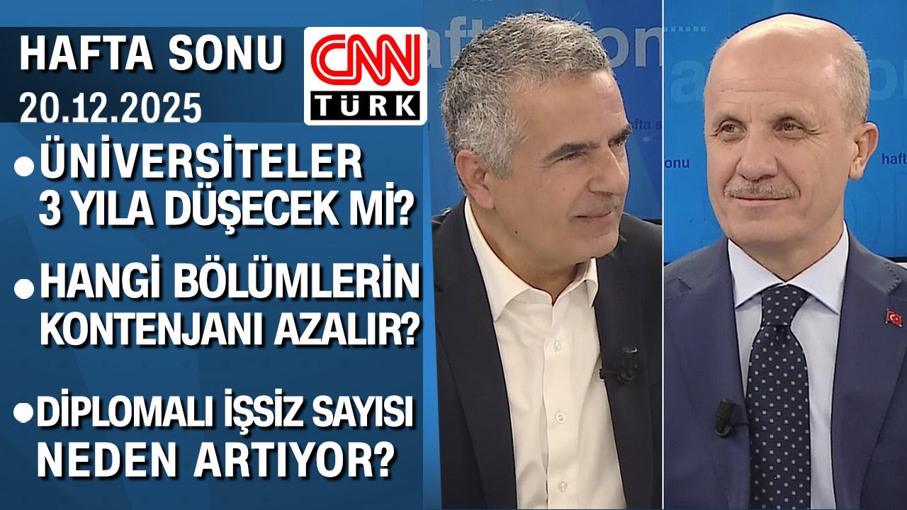 &Uuml;niversiteler 3 yıla d&uuml;şecek mi? Y&Ouml;K Başkanı Prof. Dr. Erol &Ouml;zvar yanıtladı - Hafta Sonu 20.12.2025