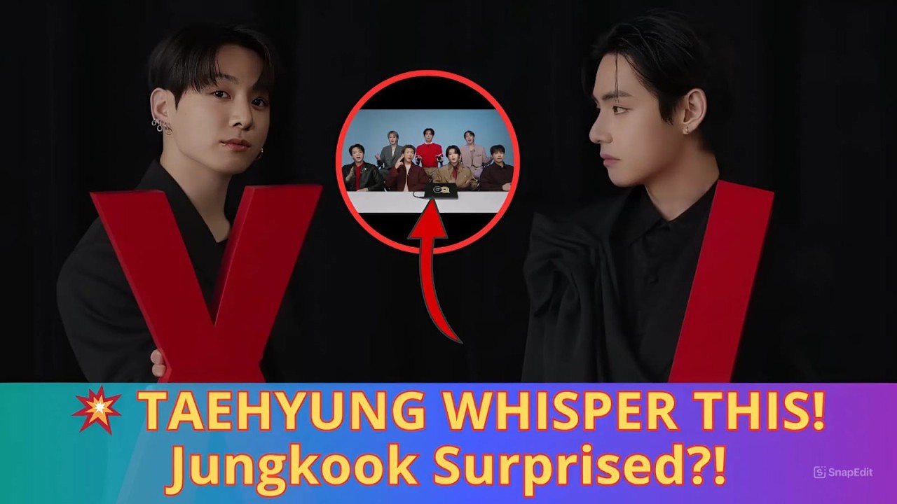 😱 Утечка информации от Netflix?! Тэхён прошептал это Чонгуку — фанаты подозревают секретный проект!