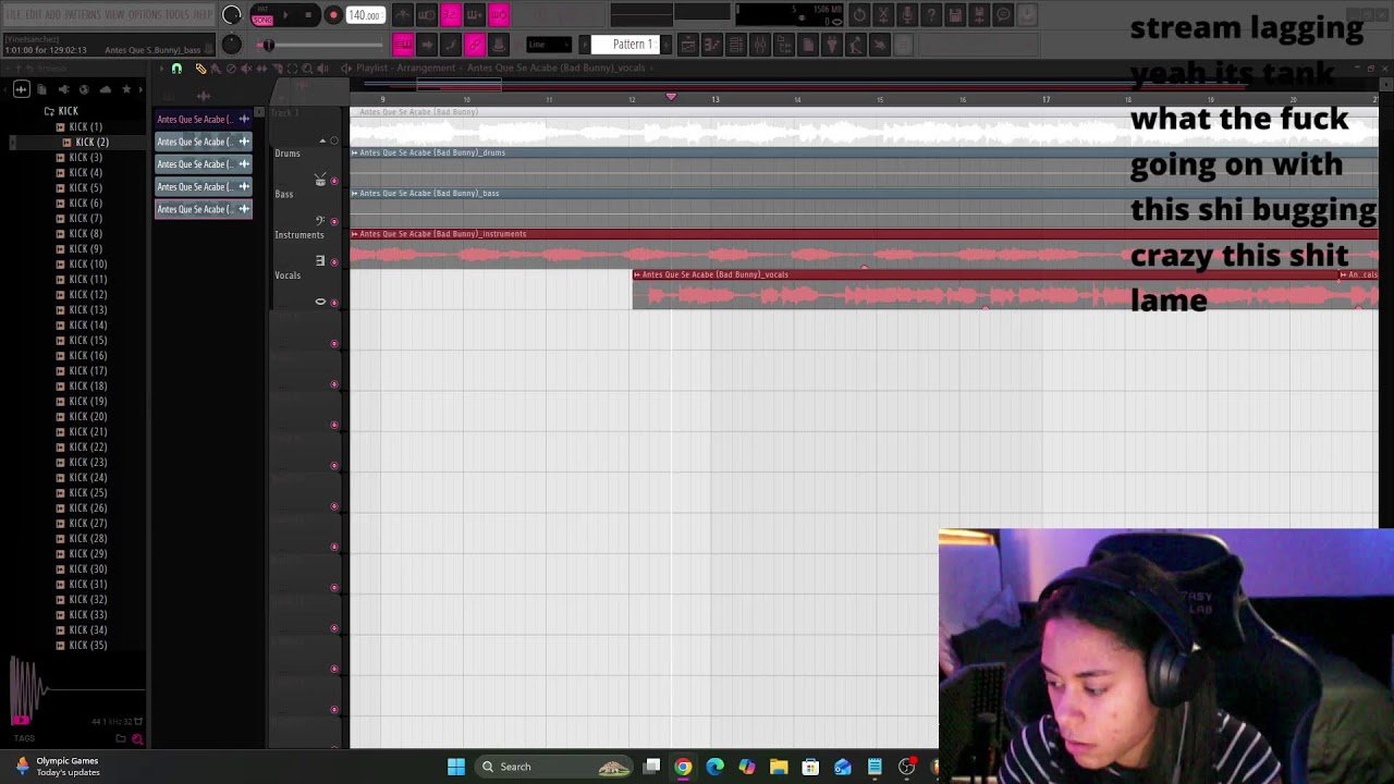 Making Beats until I'm good LIVE | Day 26 |  Trap x Reggaeton?? | Bad Bunny x Omar Courtz
