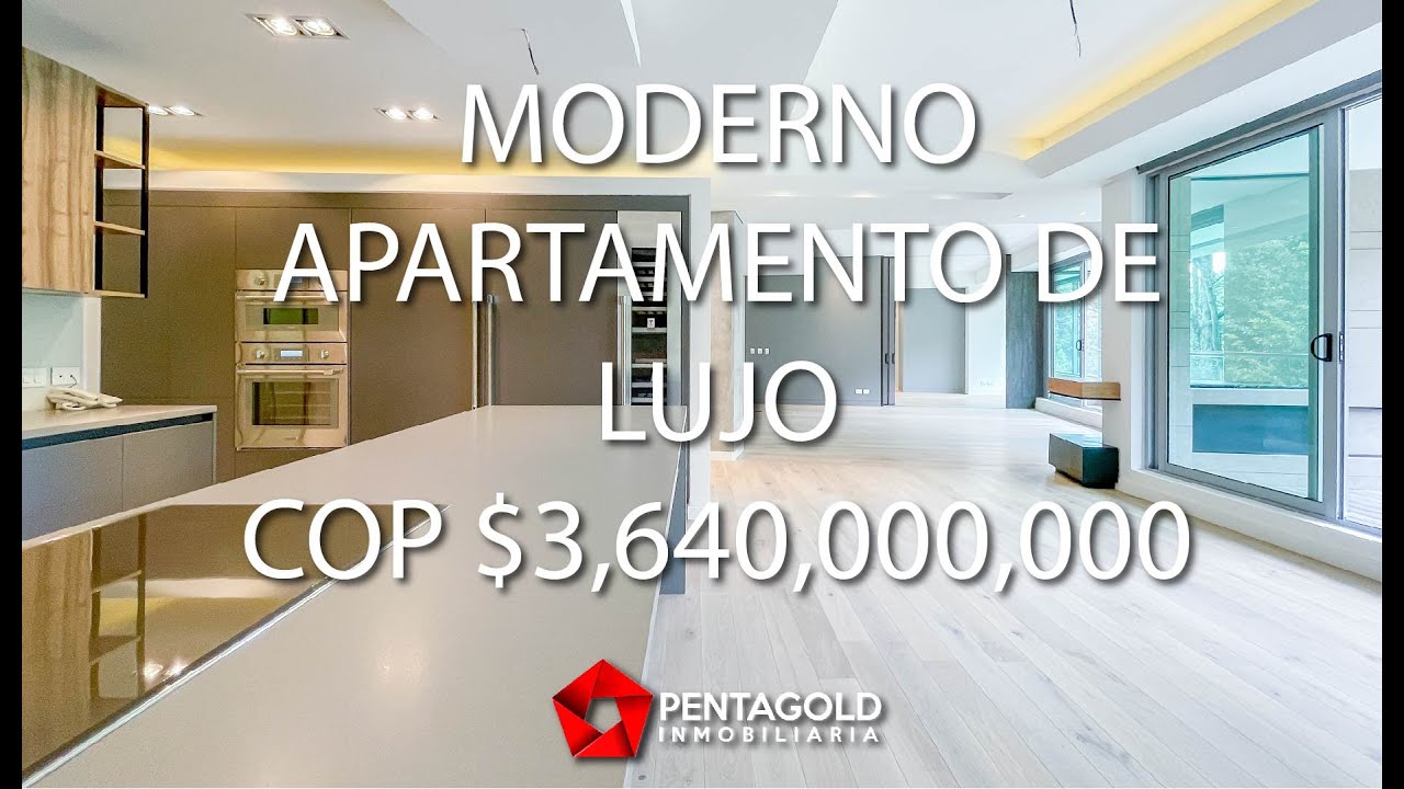 Moderno Apartamento De Lujo En Chicó Museo - 244 m2 + 16 m2 de Balcon - VENTA - $3,640,000,000