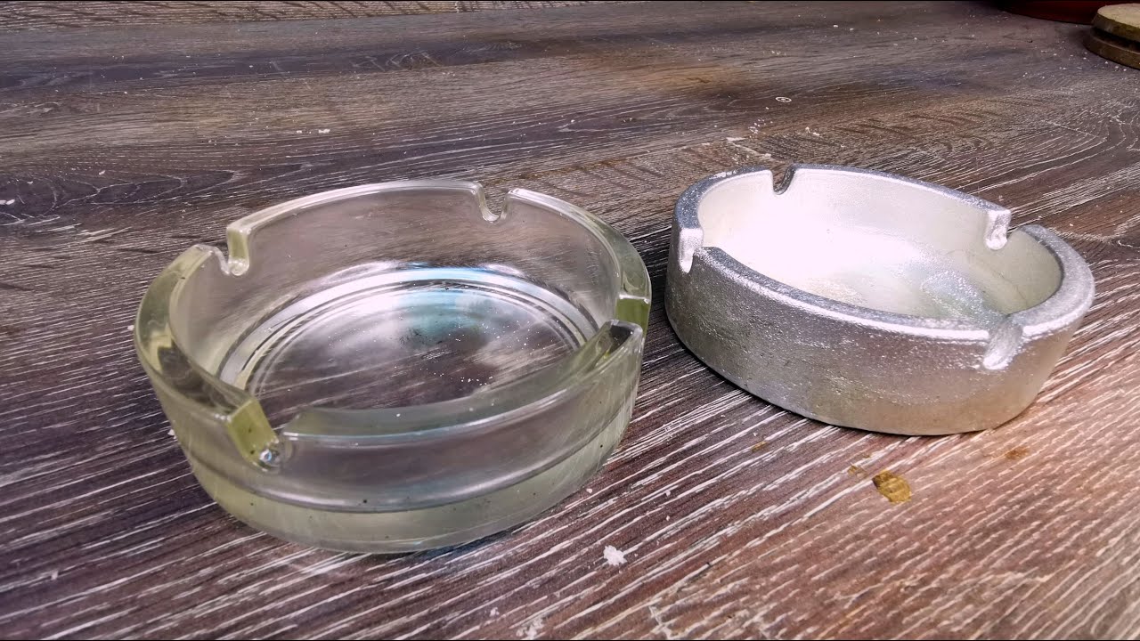 🔥 DIY Zinc Ashtray - Metal Casting at Home! #maker, #lifehack, #diy, #aluminum