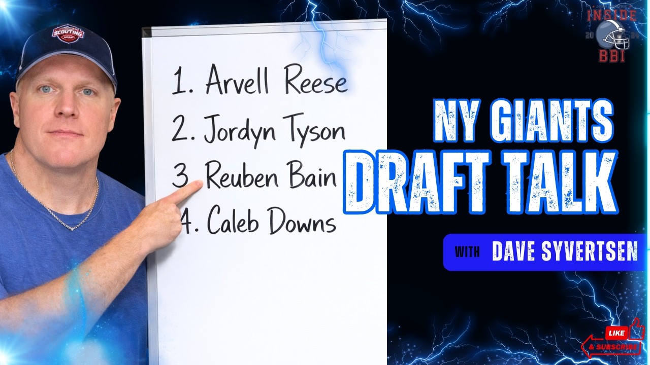 NY Giants Draft Talk With Special Guest Dave Syvertsen Of Ourlads Scouting! #football #sports