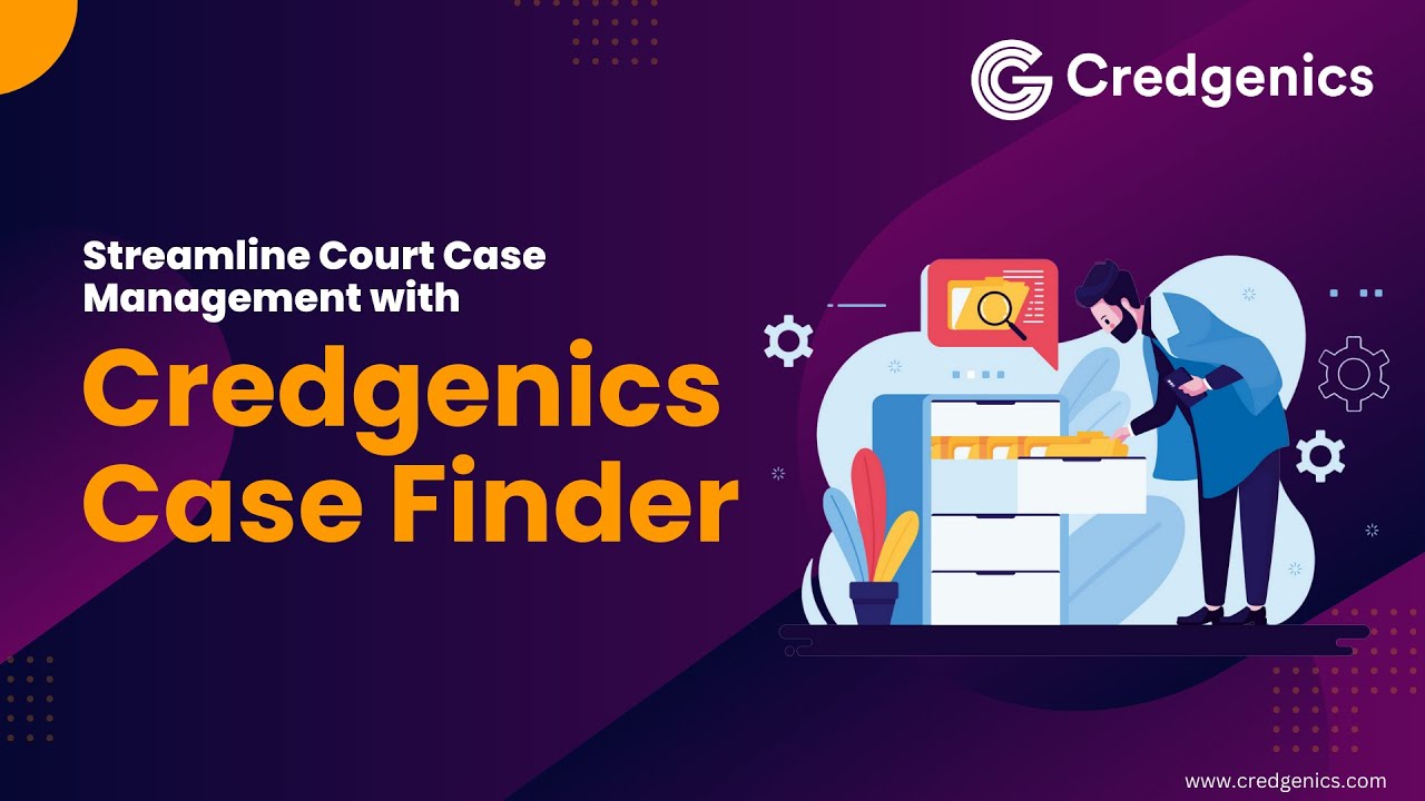 Credgenics CaseFinder - Search, save, and track cases seamlessly