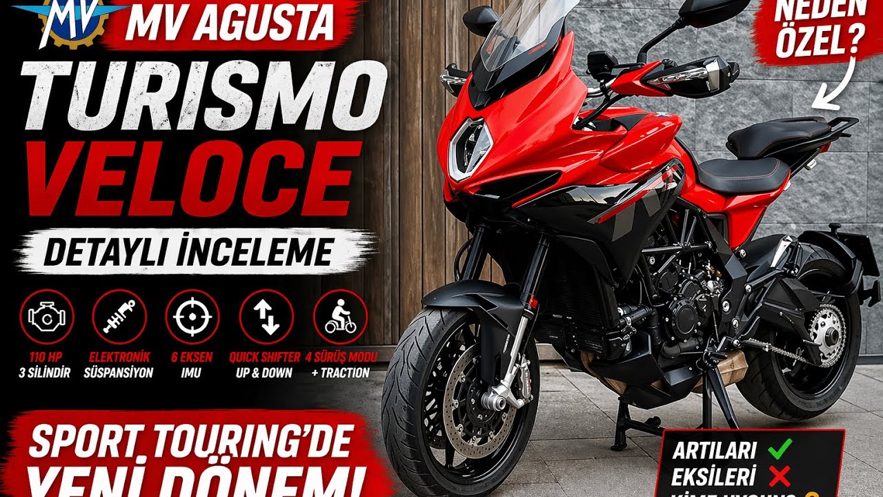MV Agusta Turismo Veloce 800 – Gerçek Kullanıcı Yorumu! Gazladım, Her Şeyini Anlattım!