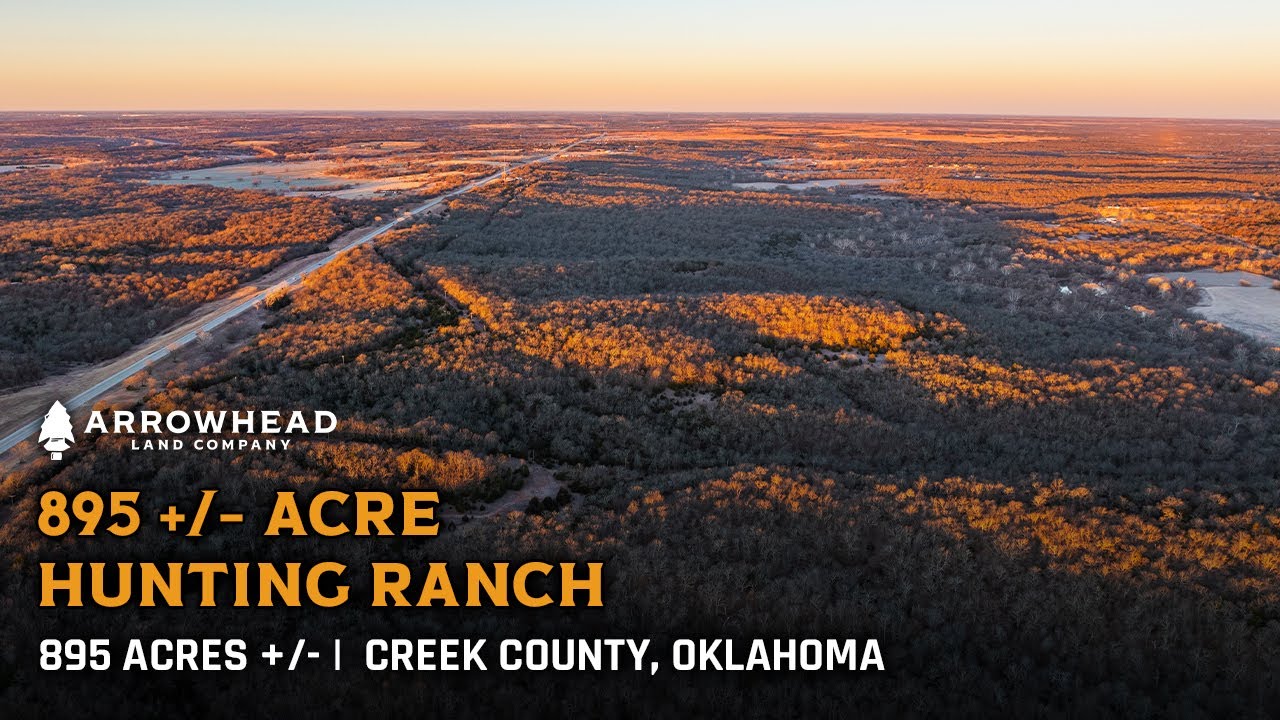 LAND FOR SALE: 895± Acre Hunting Ranch in Oklahoma