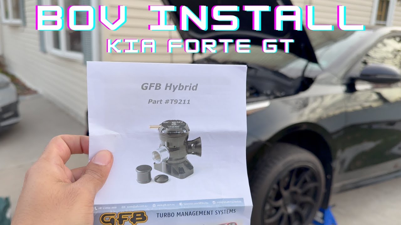 Installing a GFB Hybrid BOV! (TMS Dual Outlet Valve) - Kia Forte GT