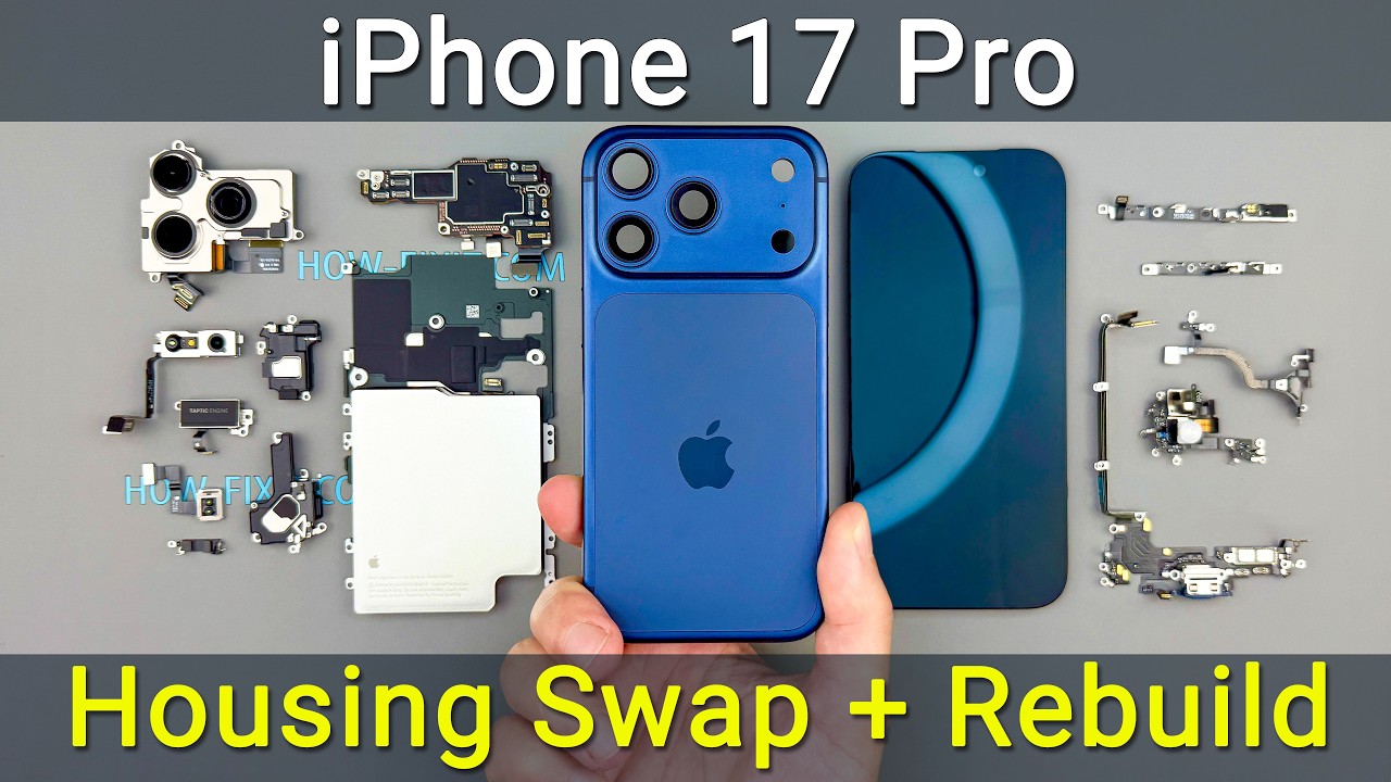 Разборка и сборка iPhone 17 Pro | Замена и ремонт корпуса