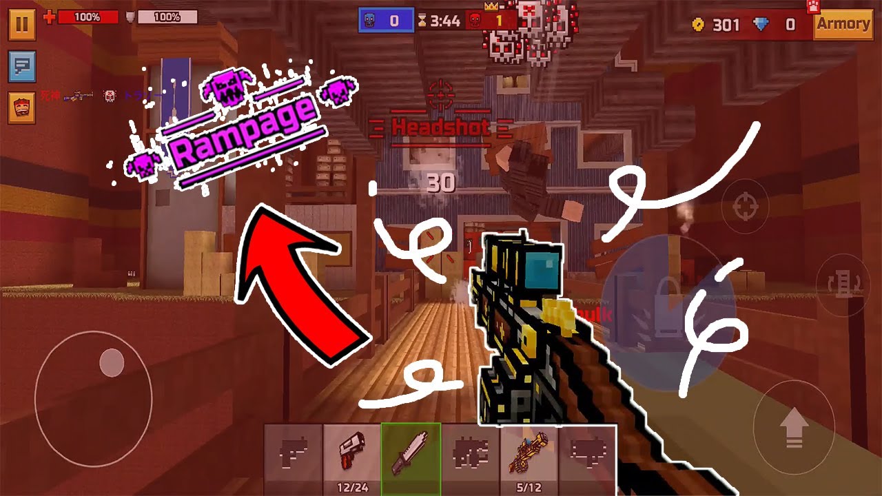 ONE-SHOTTING (literally everyone) w/ MASTERPIECE MUSKET in Pixel Gun 3D