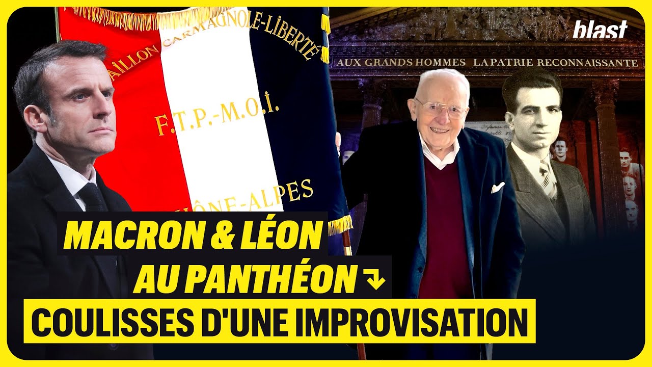 MACRON ET LÉON LANDINI AU PANTHÉON : LES COULISSES D’UNE IMPROVISATION