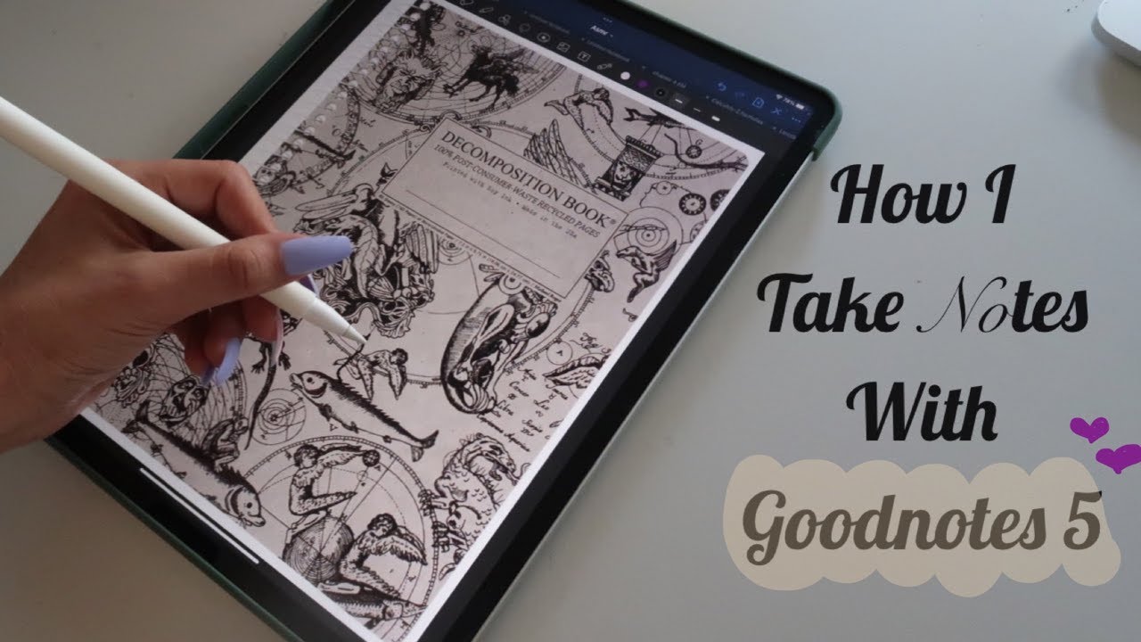 Greek ASMR|| How I Take Notes With Goodnotes 5