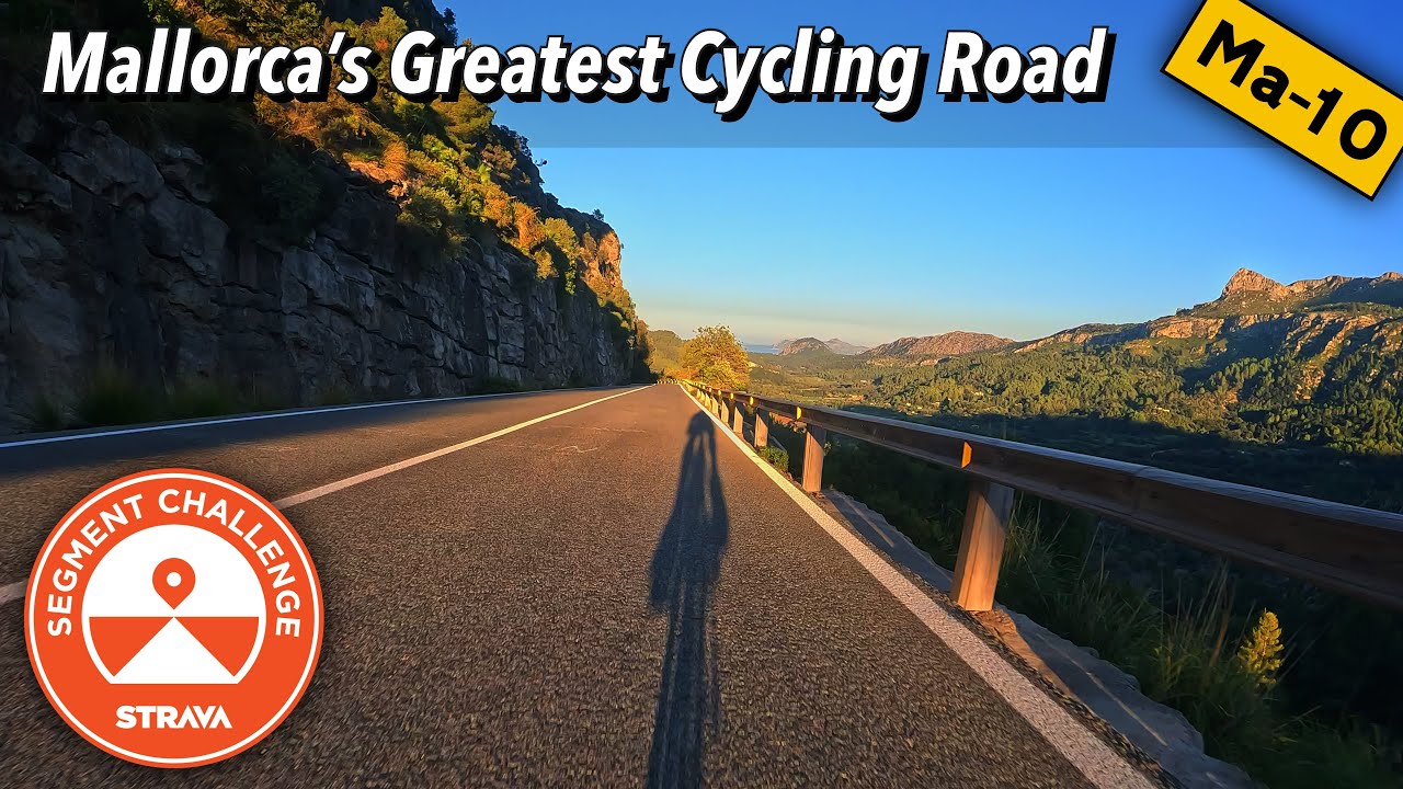 Mallorca’s Greatest Cycling Road - Ma-10 Fast Strava Segment Challenge from Lluc to Pollença #cycle