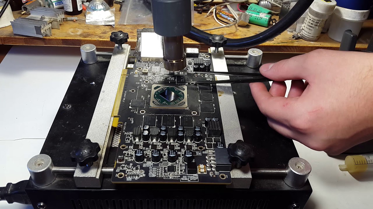 Sapphire RX 470 NITRO - Интересный ремонт
