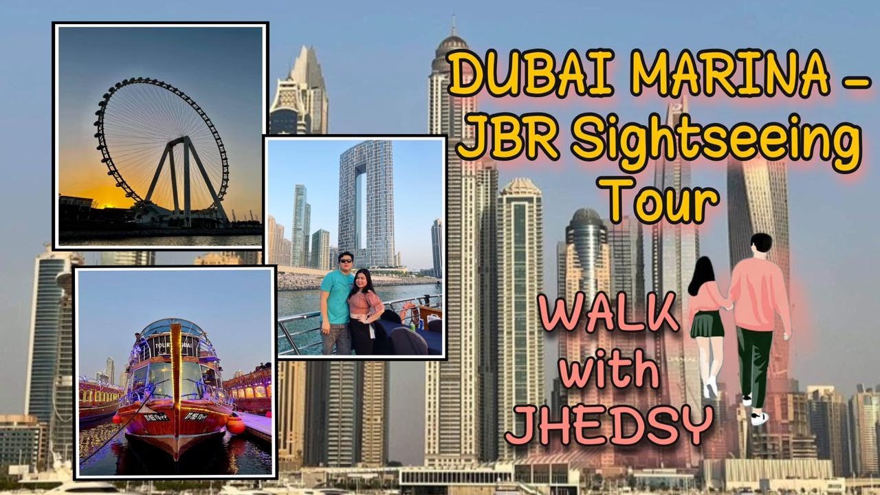30 DIRHAMS DUBAI MARINA - JBR -  BLUEWATERS ISLAND CRUISE | SIGHTSEEING BOAT TOUR | WALK WITH JHEDSY
