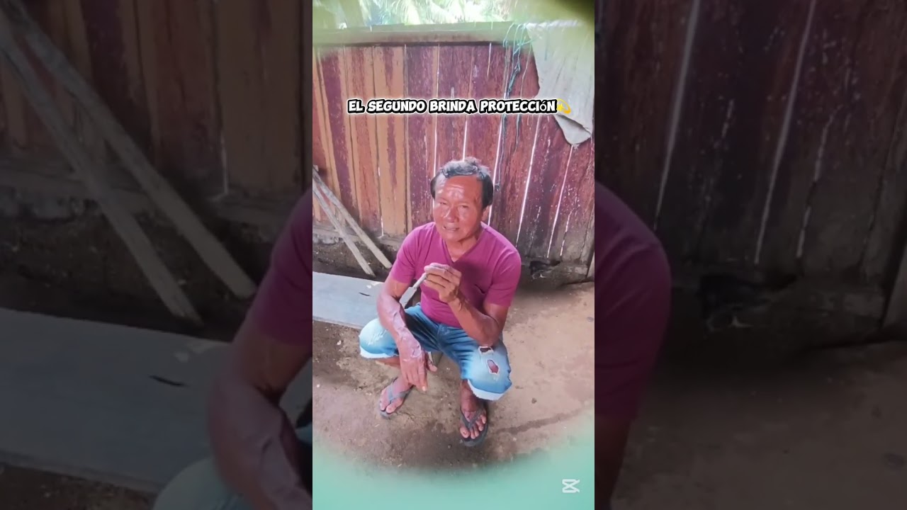 Sabedor tradicional de la comunidad de Olinda departamento del Vaupés