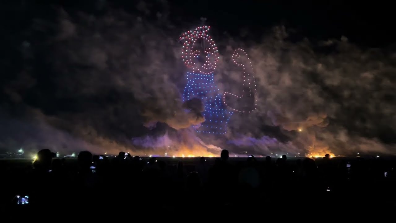 EAA night airshow 2024 