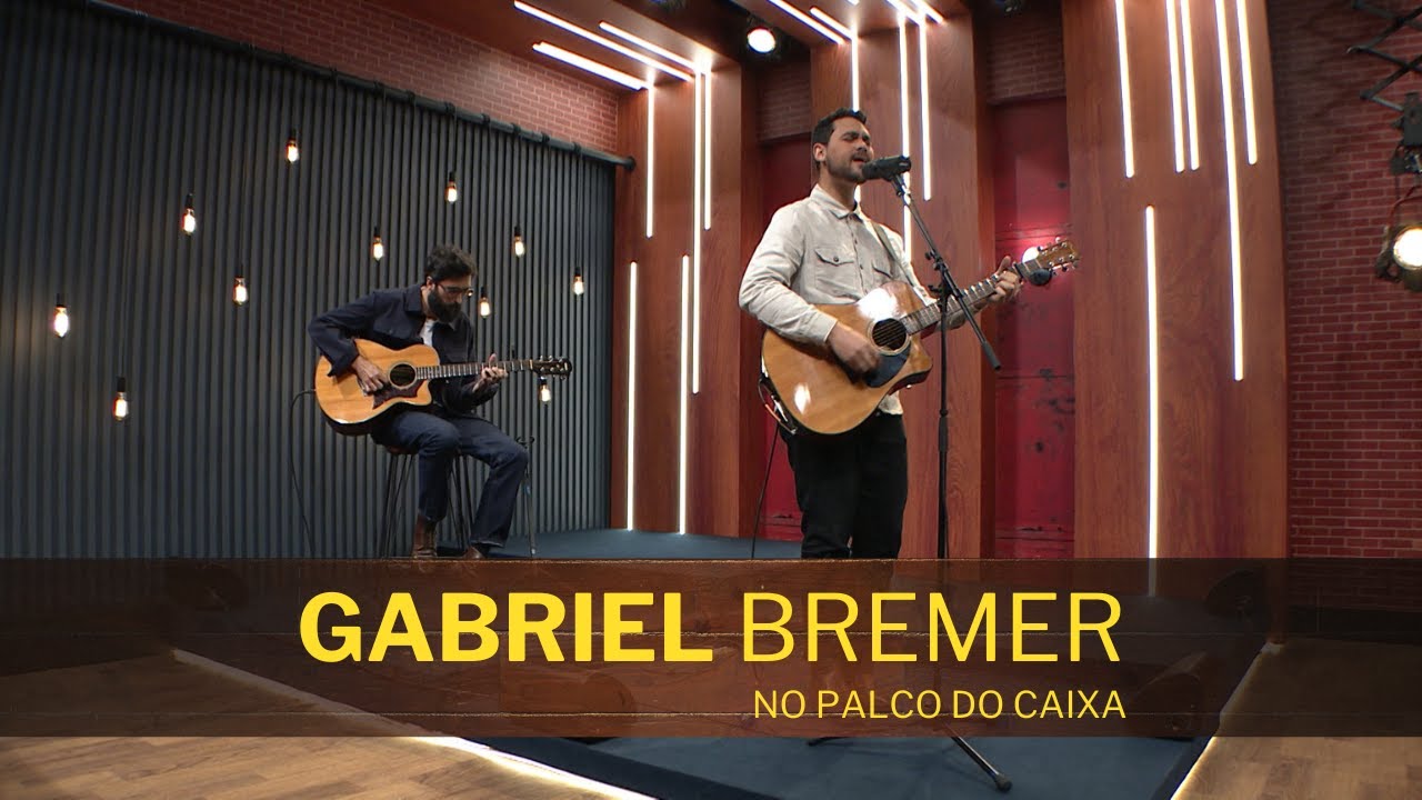 GABRIEL BREMER no Palco do Caixa de M&uacute;sica