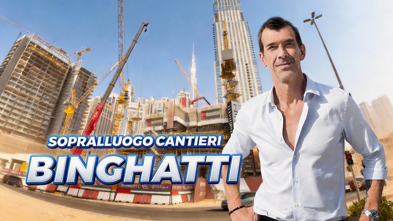 Sopralluogo Cantieri di Binghatti area Business Bay DUBAI