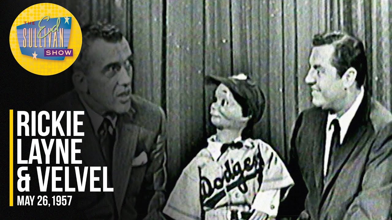Rickie Layne & Velvel "Brooklyn Dodgers And Baseball Ventriloquist Act" on The Ed Sullivan Show