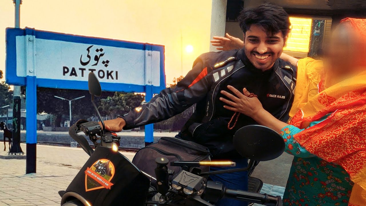 Emotional Reunion After 2 Years | Lahore to Pattoki Moto Vlog