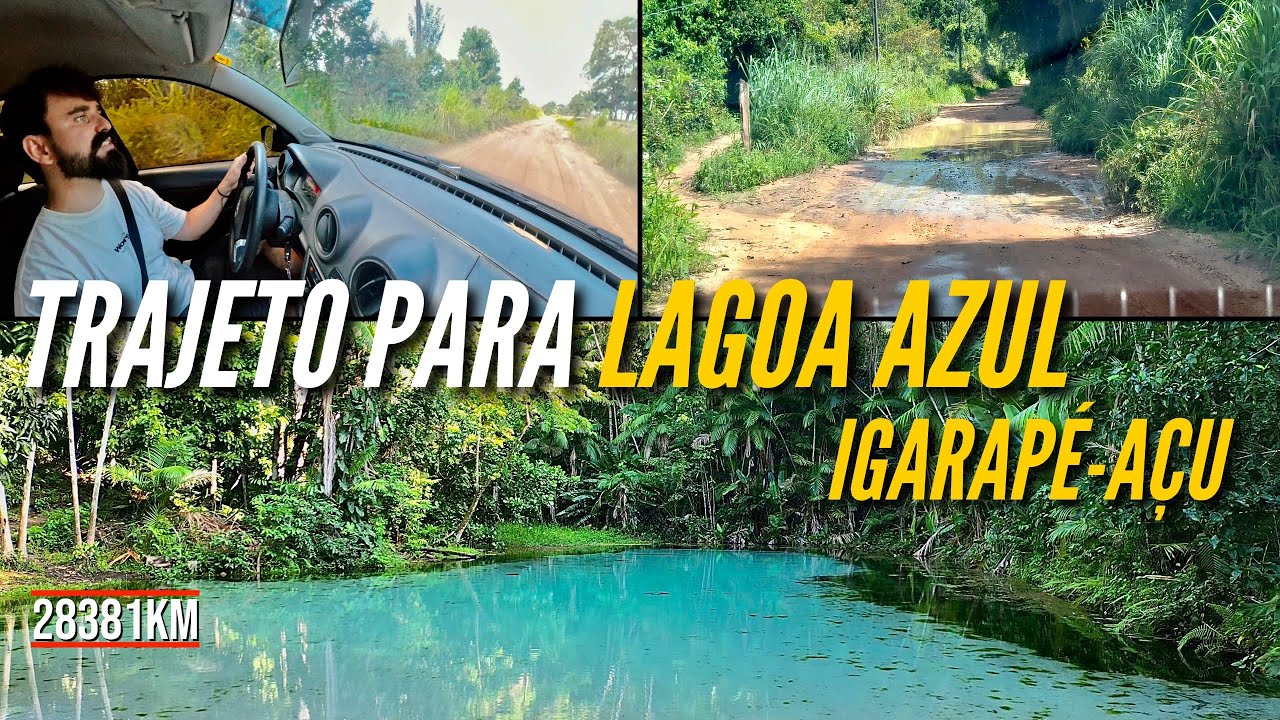 Viagem no Pará: Castanhal até A LAGOA AZUL Igarapé-Açu | Imprevistos e belezas na estrada | S11.Ep04