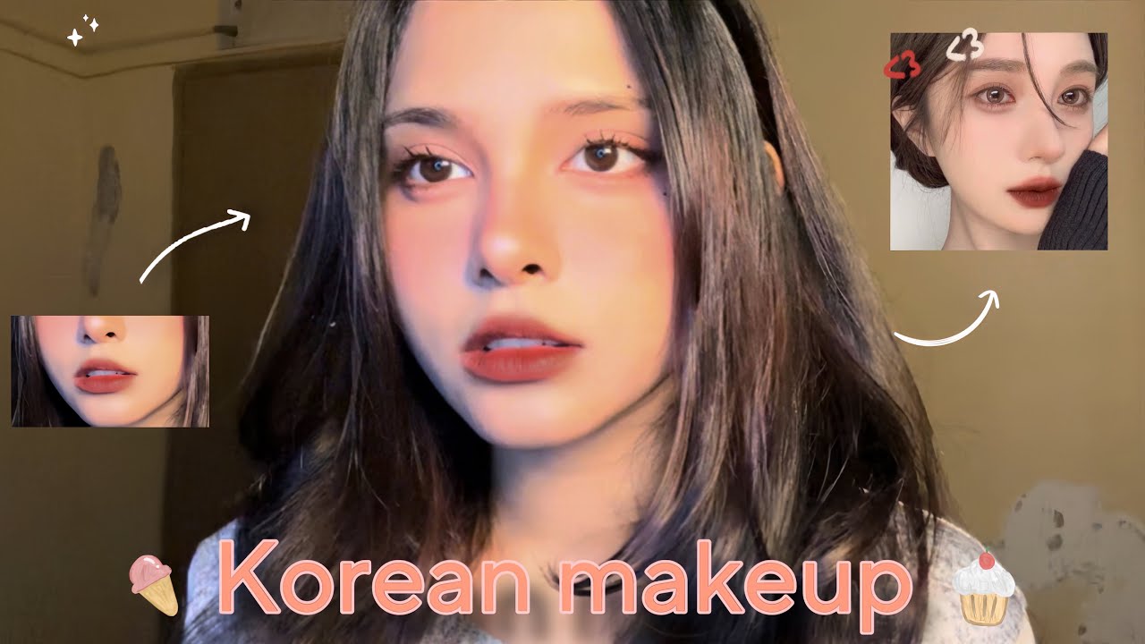 KOREAN MAKEUP FOR WARM TONE SKIN 🍂( Indian Girl)