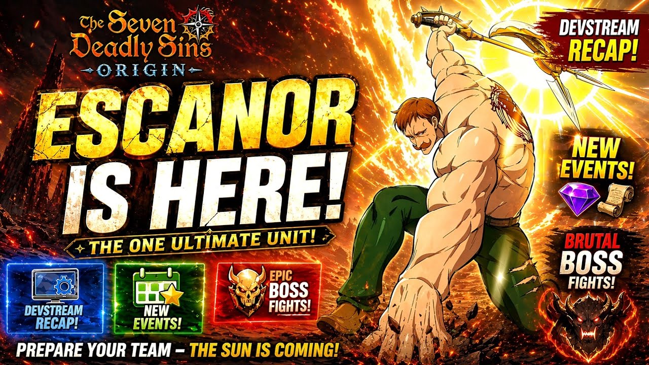 NEW CODES, INSANE ESCANOR RELEASE! 7DSO 1.2 UPDATE DEVSTREAM FULL BREAKDOWN AND RECAP