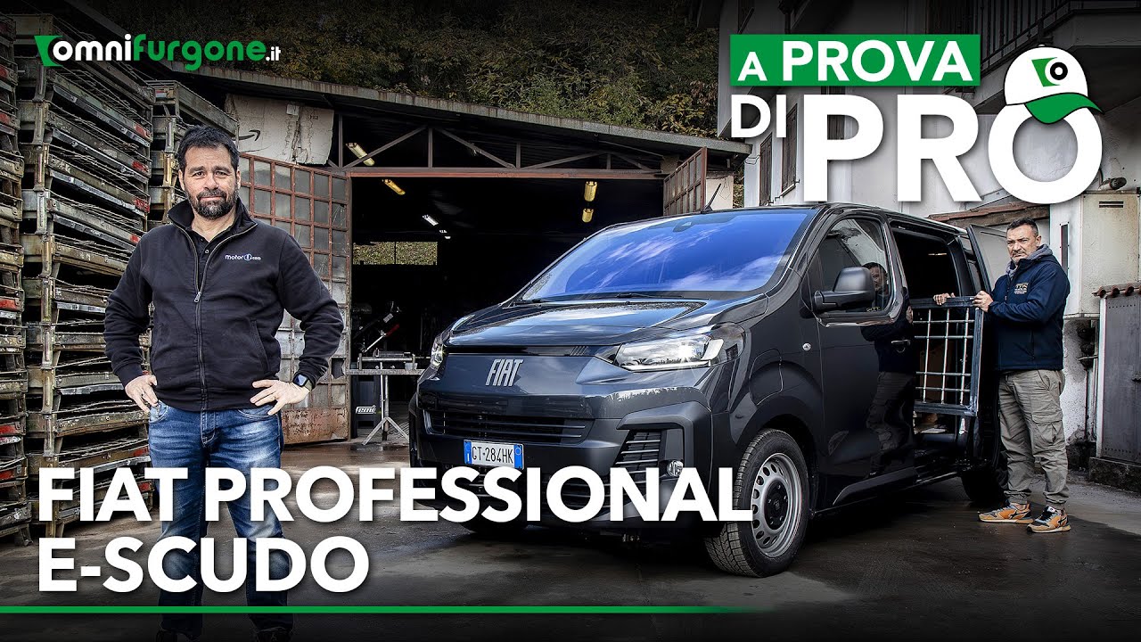 Fiat Professional E-Scudo, la PROVA al LAVORO | Autonomia, eleganza e una buona PORTATA