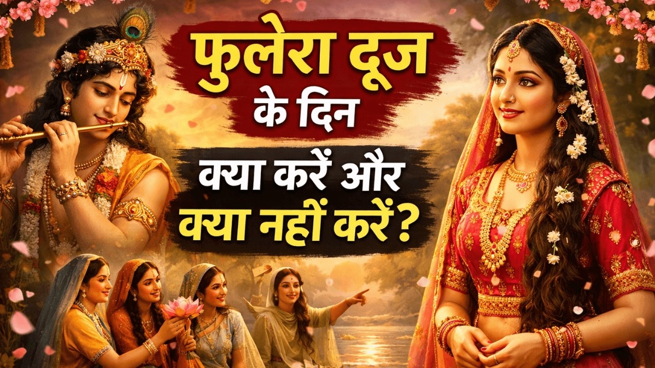 फुलेरा दूज के दिन क्या करें और क्या नहीं करें? | जानिए सही पूजा विधि और नियम | Premanand ji maharaj