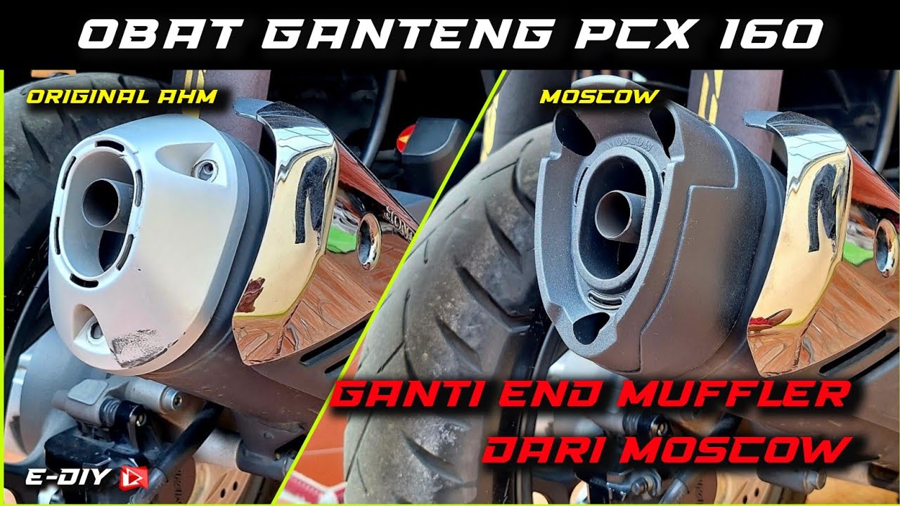 Ganti End Muffler PCX 160 #pcx #pcx160 #pcx160modifikasi #hondapcx160 #muffler #tutorial #moscow