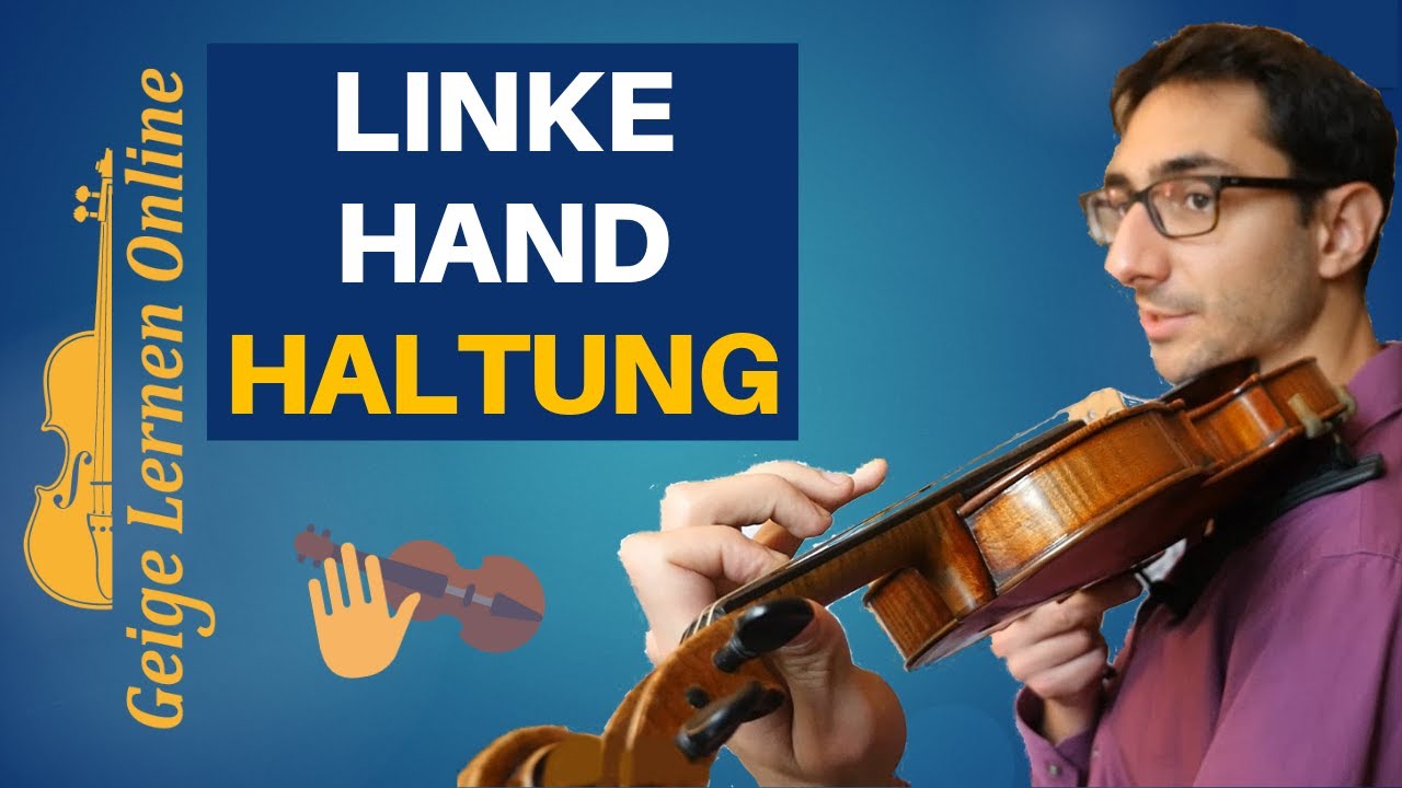 [Geige spielen lernen #9] Wie du die Geige halten musst, um die Töne richtig und sicher zu greifen