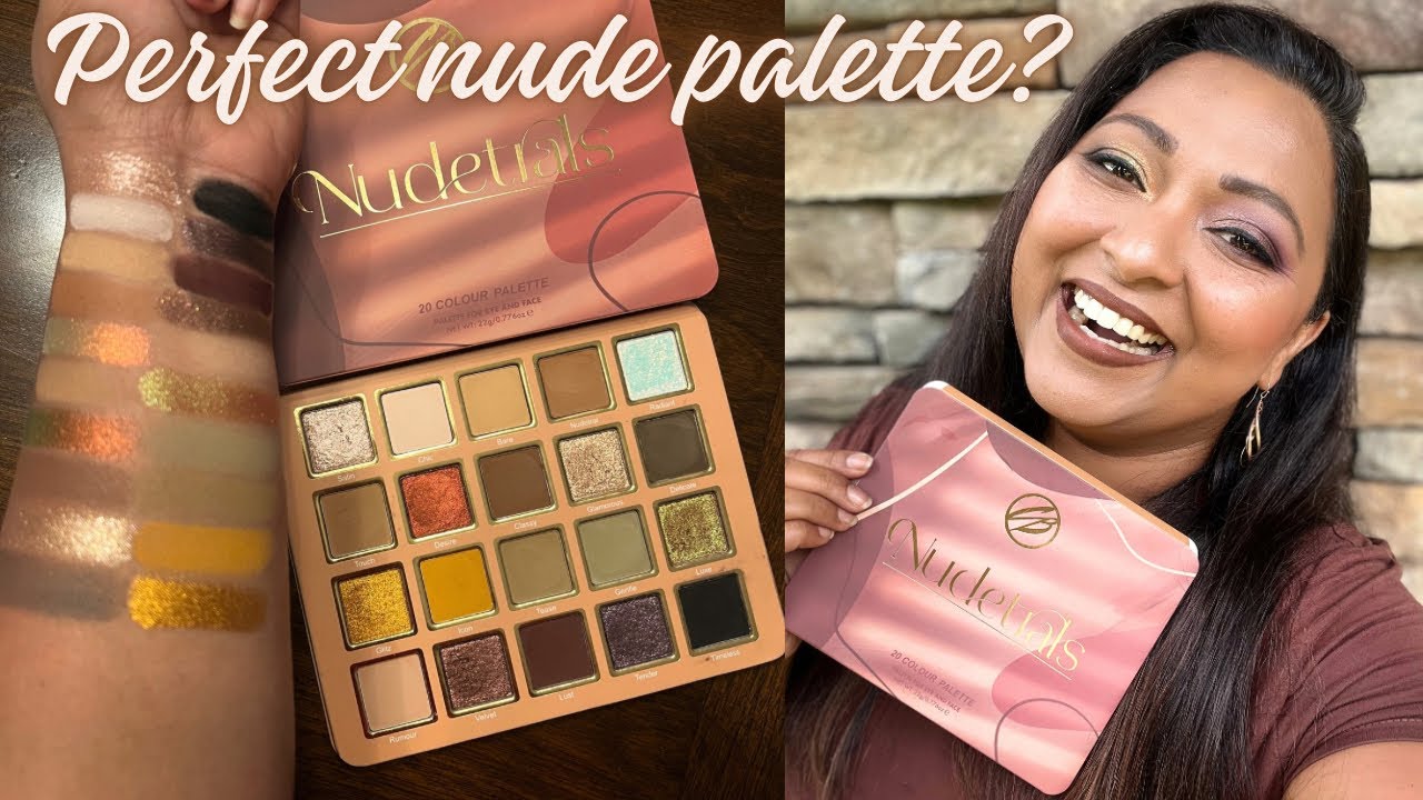 COSMIC BRUSHES NUDETRALS EYESHADOW PALETTE | REVIEW & 2 LOOKS | SMITHY SONY