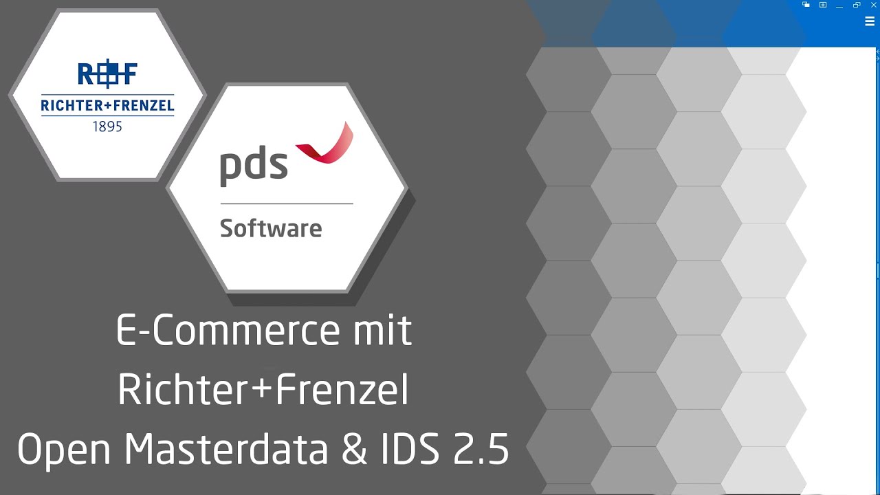 Open Masterdata und IDS 2.5 | Richter+Frenzel und pds Software | E-Commerce im Handwerk