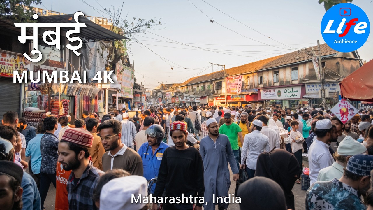 Ramadan in MUMBAI 🇮🇳 , Dharavi Iftar Street Feast 2025 - India Walking Tour 4K