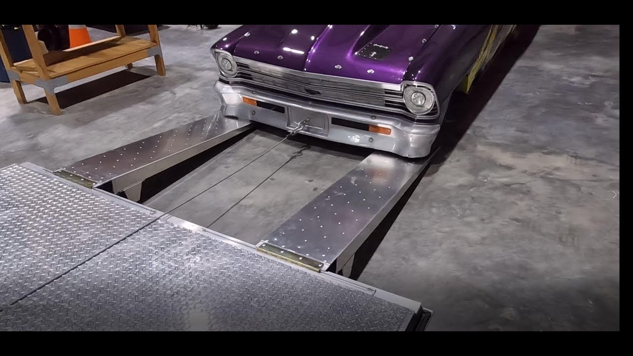 Pitpal Enclosed Race Car Trailer Ramps and Ultra Track system Installation