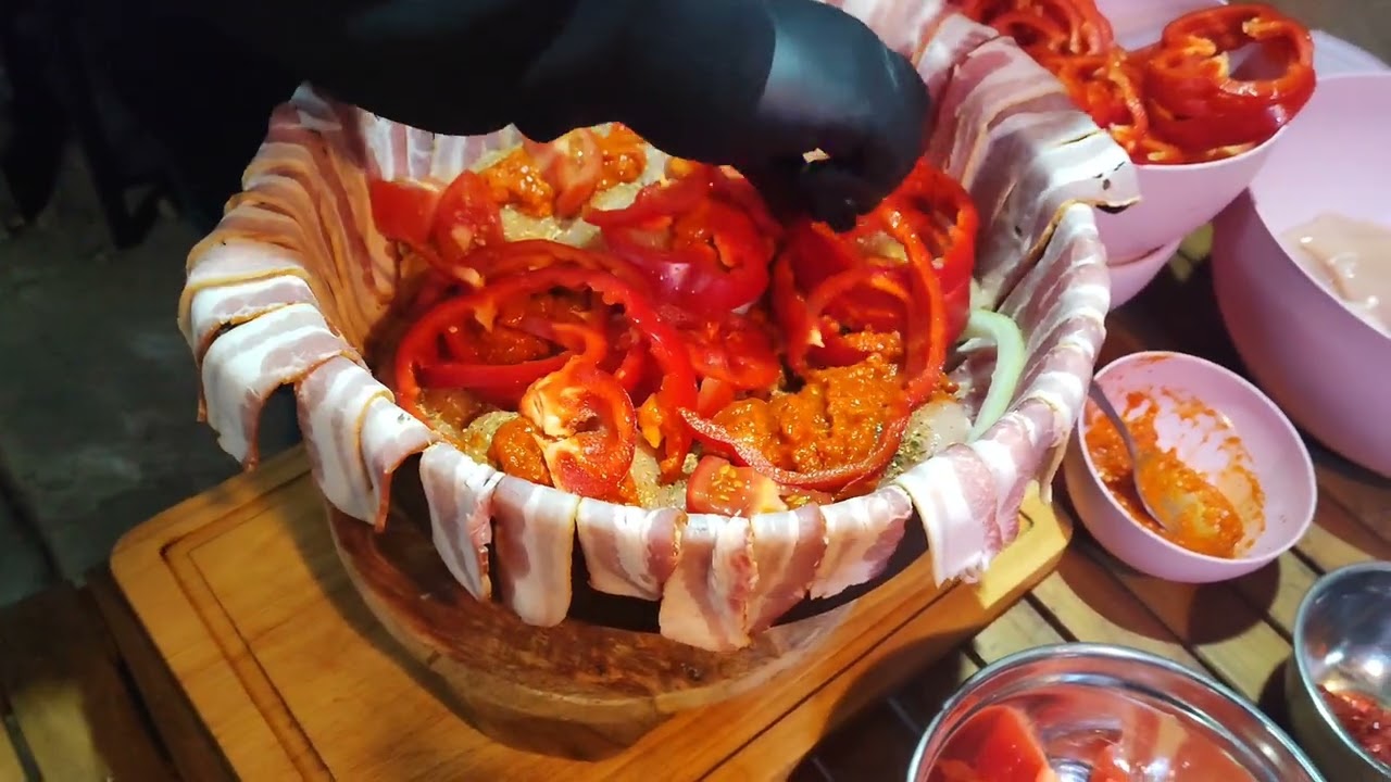 Paprika Pulled Chicken aus dem Dutchoven.
