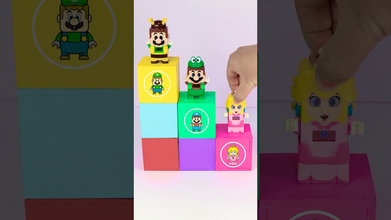 Satisfying Super Mario Toy Collection Review ASMR 