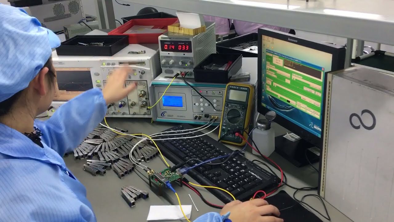 optical transceiver test