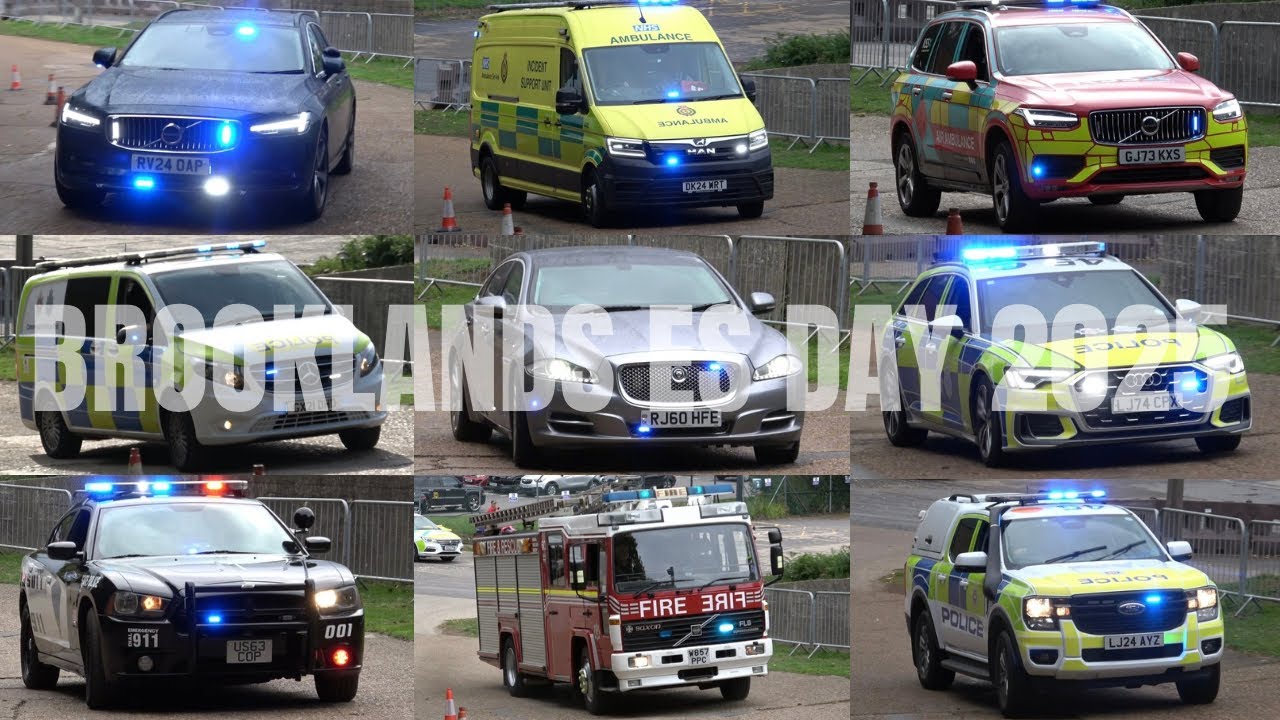 Brooklands Emergency Service Day 2025 - Vehicle Departures