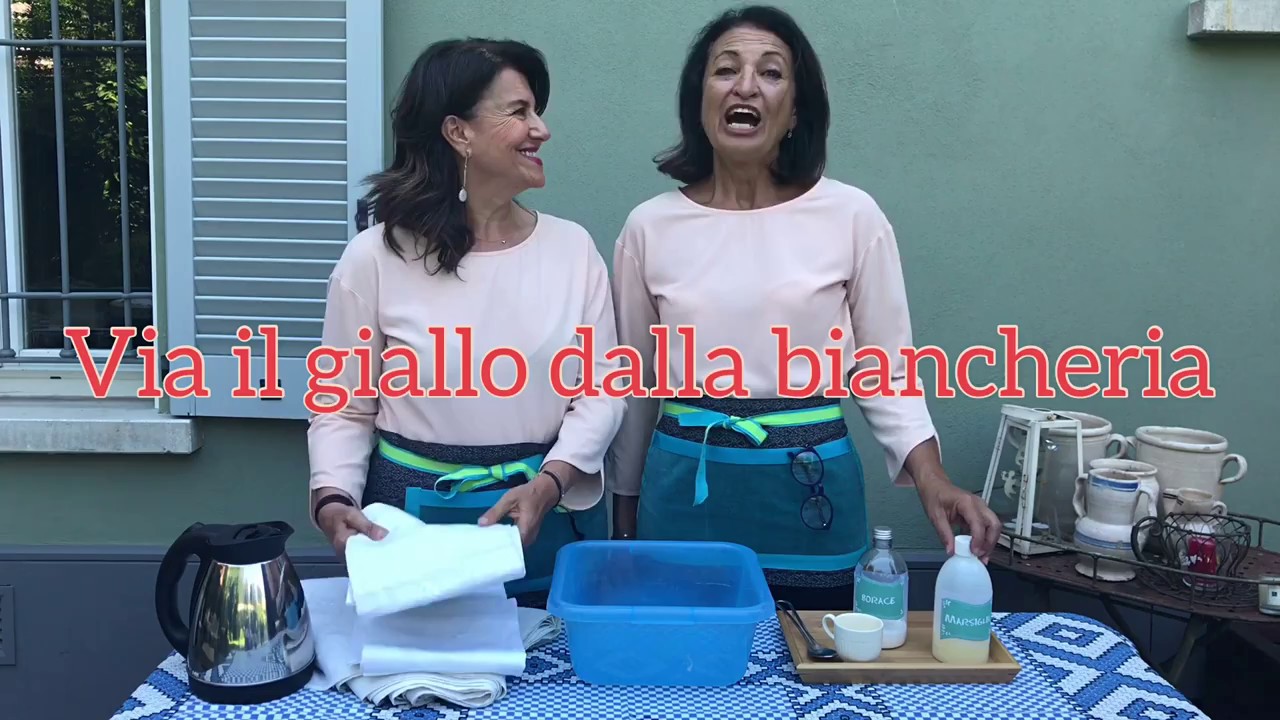 Via il "giallo" dalla biancheria
