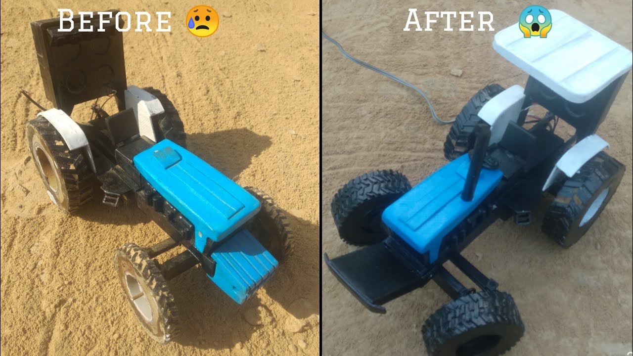 Modified Old Tractor 🚜 // Mini Modified New Holland Tractor 💙  