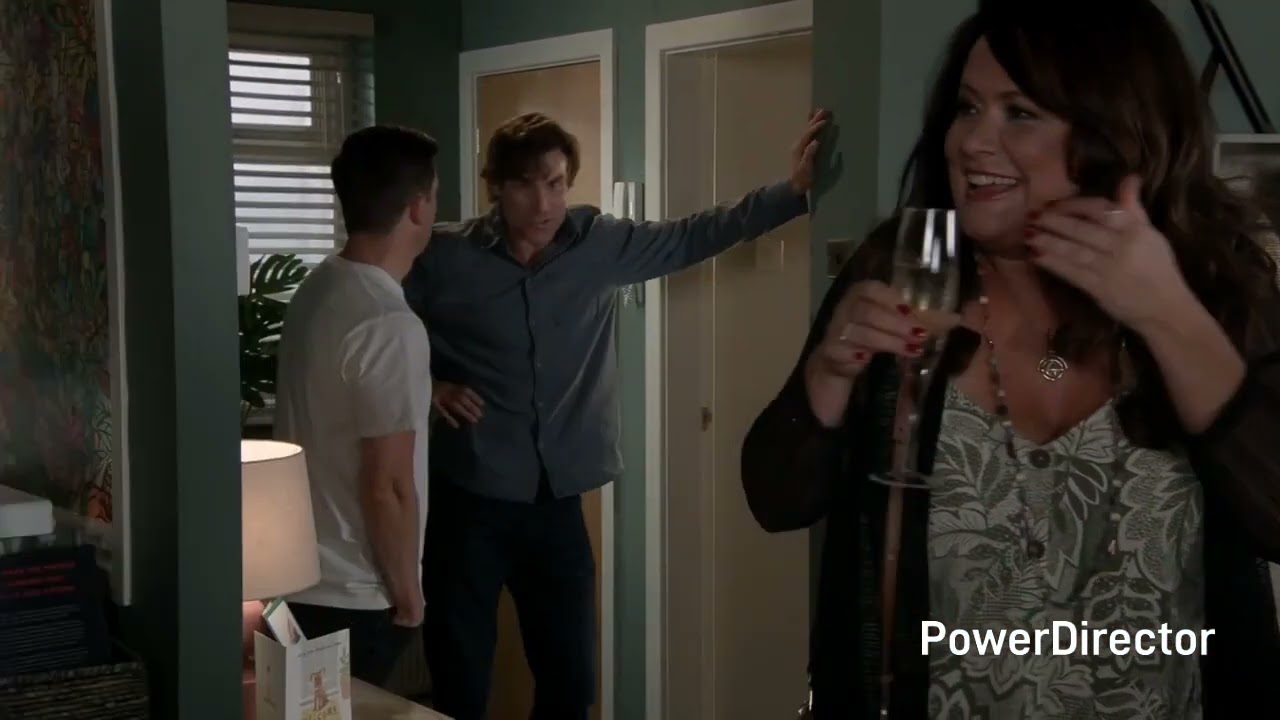 Corrie - Todd's Friends Helps Todd To Clean Up His and Theo's Flat But Things Gets Out Of Control 