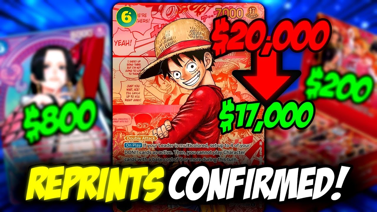 OP13 & EB03 REPRINT CONFIRMED — Prices Are About to Change  One Piece TCG