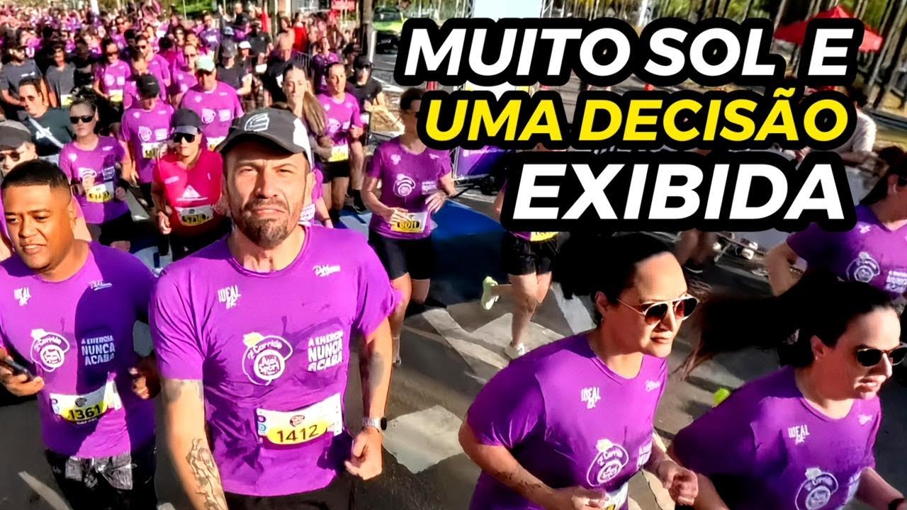 Fui exibido sob sol forte e quase paguei a conta da ousadia na prova - Corrida Açaí Sport De Marchi