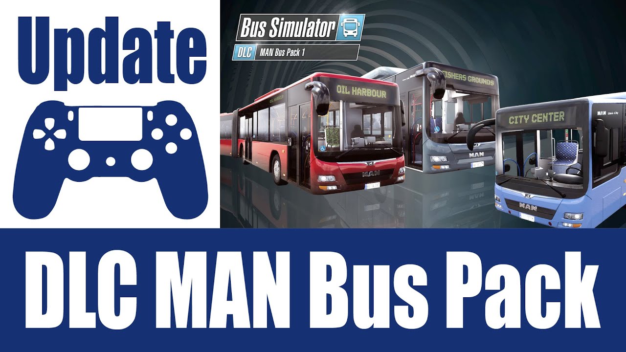 Bus Simulator PS4 - neue Busse - MAN Bus Pack 1 DLC - Gameplay [deutsch]